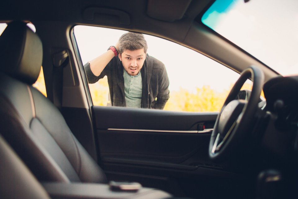 locked car with key inside